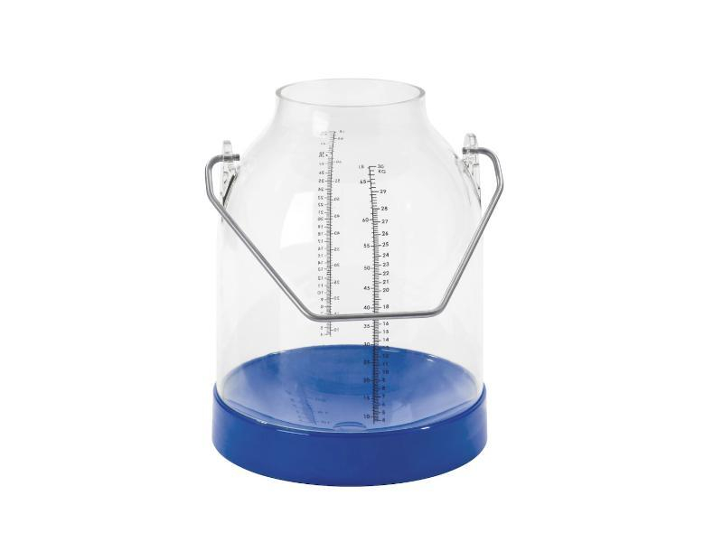 SEAU À LAIT STANDARD PLASTIQUE, BLEU, 30