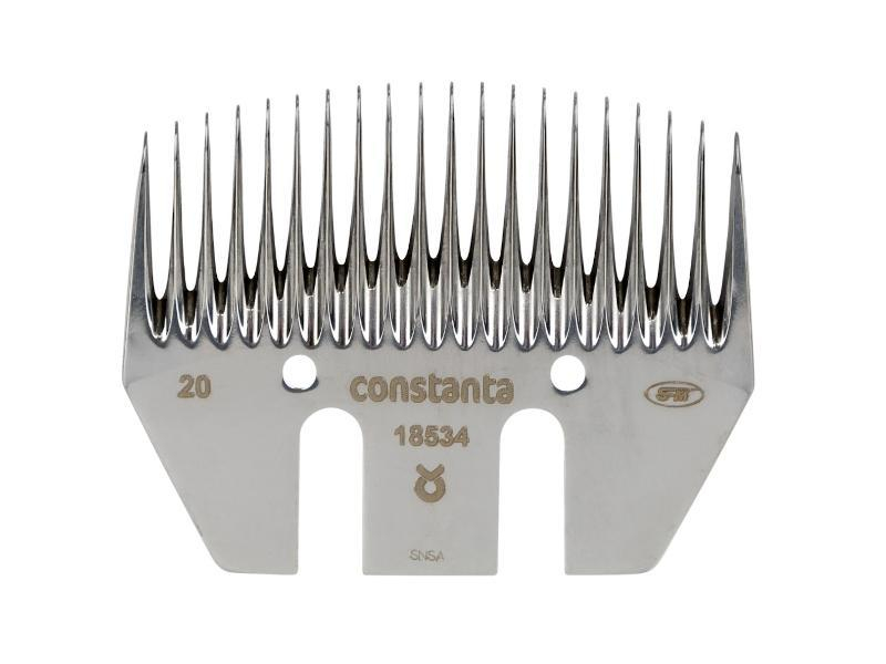 Peigne 20 dents pour bovins avec poils e
