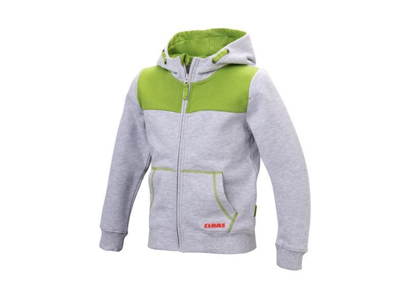 Veste zippée grise enfant CLAAS