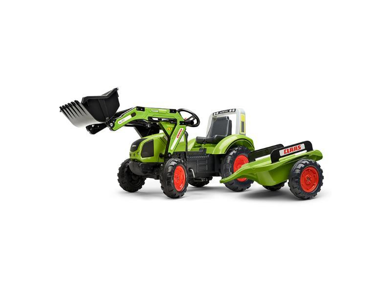 CLAAS ARION 430 + REMORQUE + PELLE AVANT