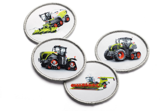 Motif thermocollante, lot de 4