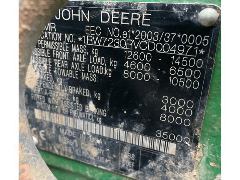 JOHN DEERE - 7230 - 2012