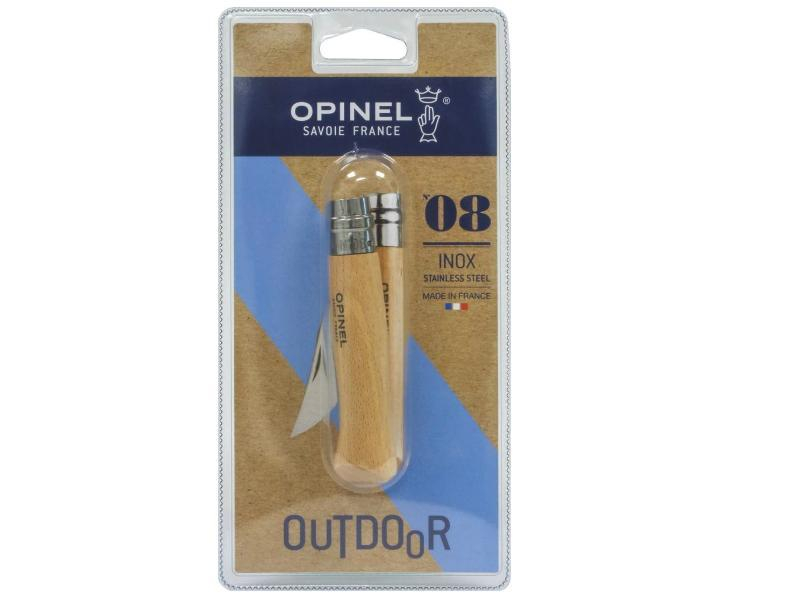 COUTEAU INOX N°8 OPINEL BLISTER
