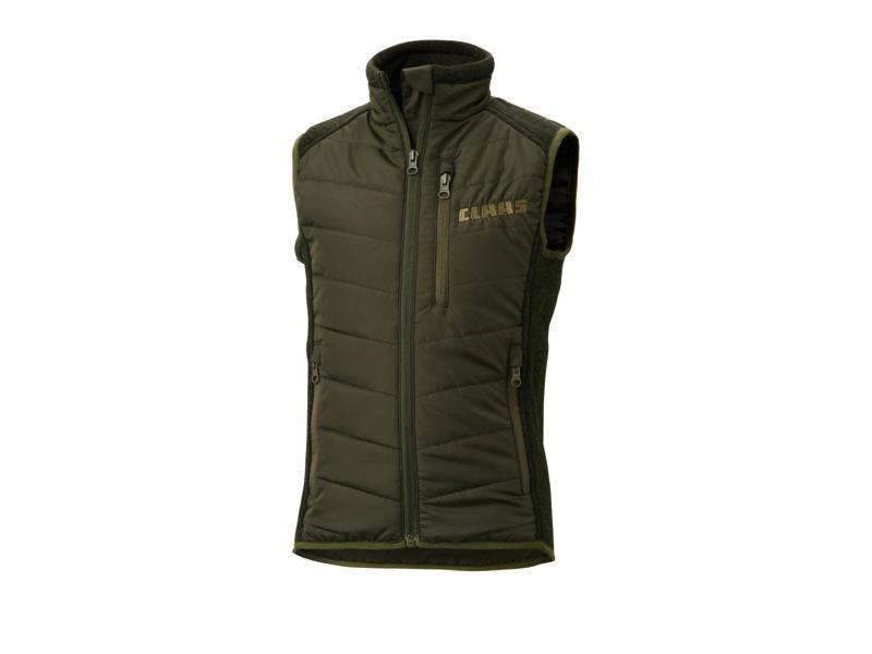 Gilet doudoune enfant vert CLAAS
