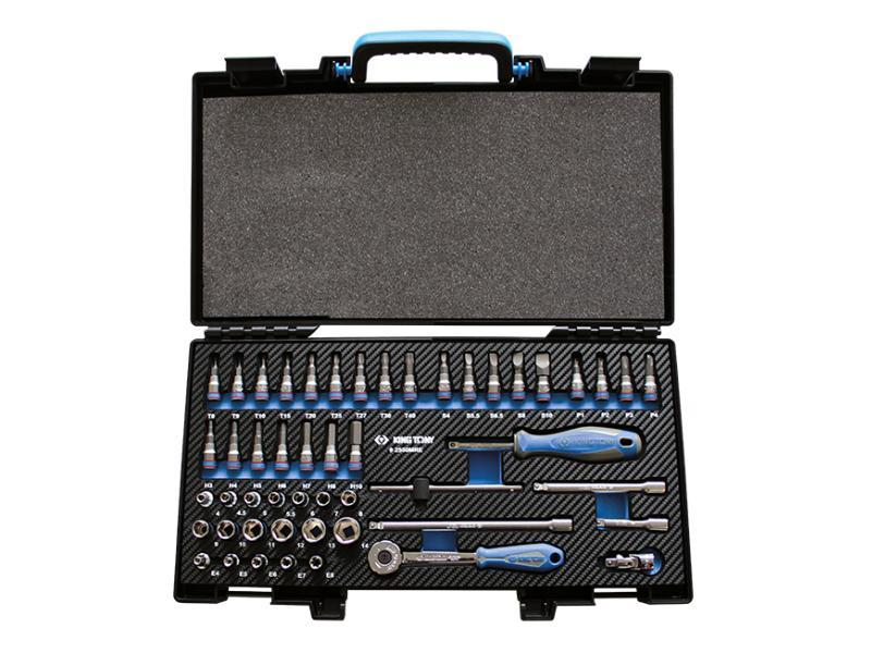 COFFRET DE DOUILLES ET ACCESSOIRES1/4' 6