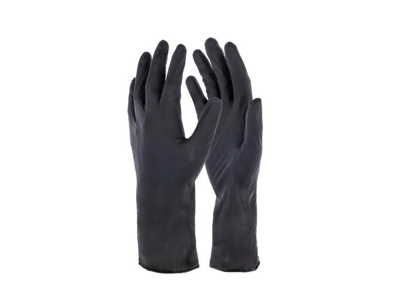 Gants à usage unique Nitrile Long Black