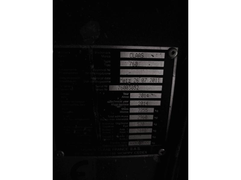 CLAAS RECOLTE - ROLLANT 340 RC - 2014