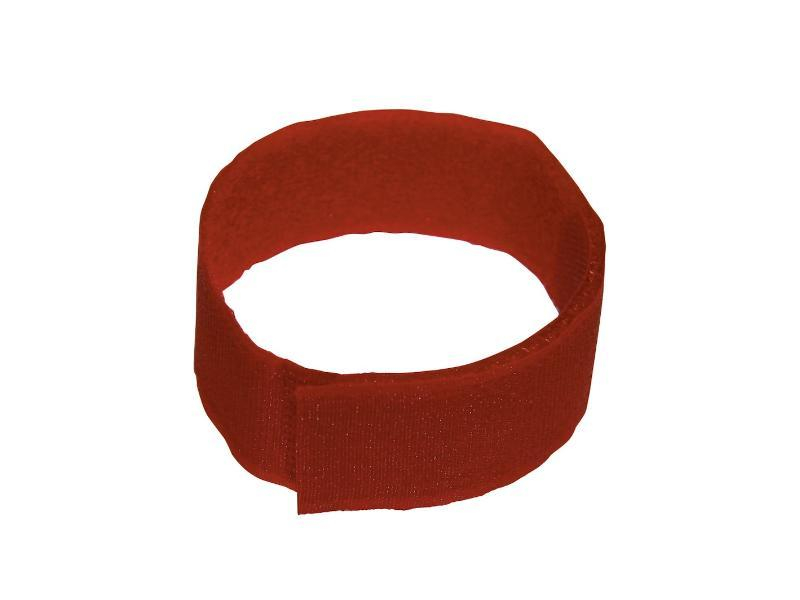 Bracelet velcro fluo rouge  36