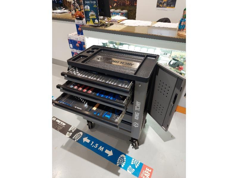 SERVANTE VIDE 6 TIROIRS GRISE