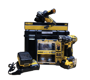 PACK DEWALT DCD791+DCG405+DCF510+2X5AH