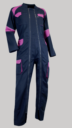 COMBINAISON 2 ZIPS ORGE FEMME ROSE/BLEU