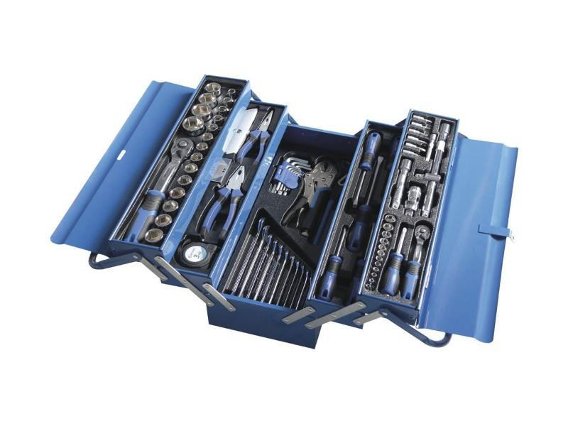 COMPOSITION CAISSE A OUTILS + 85 OUTILS