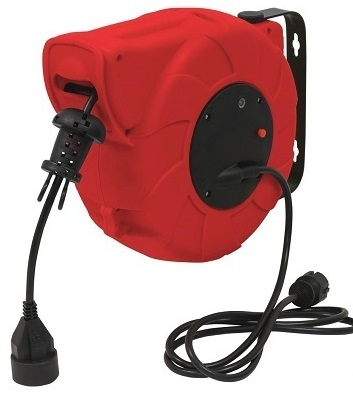 ENROULEUR AUTO CABLE 11+2M 230V 50Hz IP2