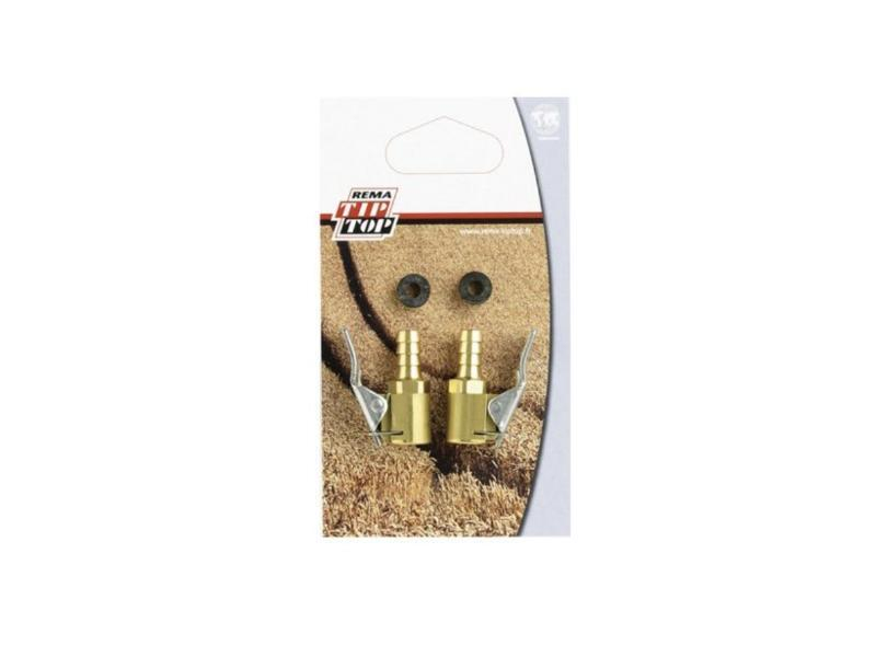2 RACCORDS POUR TUYAU DIAM 7 AVEC JOINTS