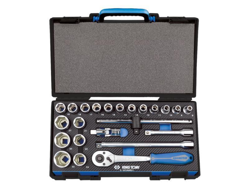 COFFRET DE DOUILLES ET ACCESSOIRES1/2' 6