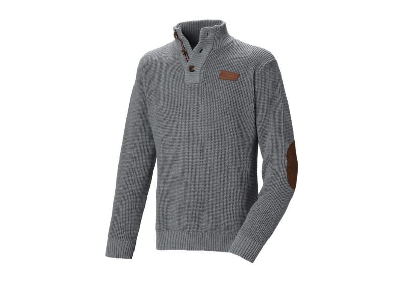 PULL EN TRICOT GRIS HOMMES
