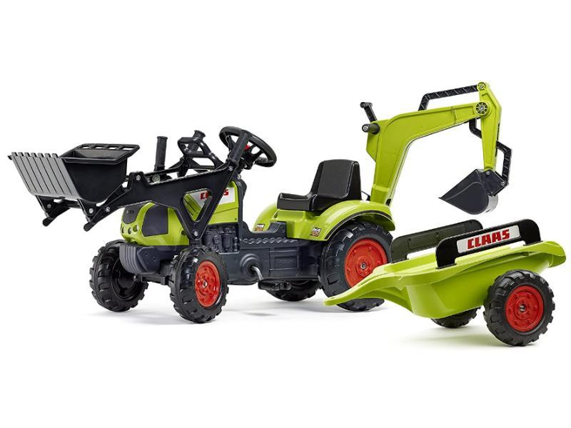 CLAAS ARION 410+EXTRAVATRICE+REMORQUE