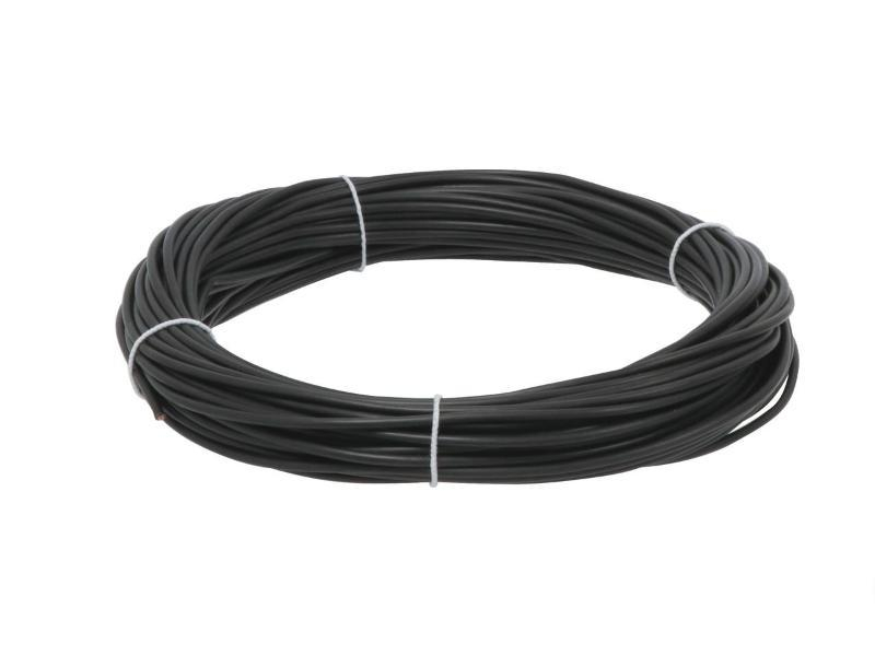 FIL MONOCONDUCTEUR 1.5MM² NOIR 25M