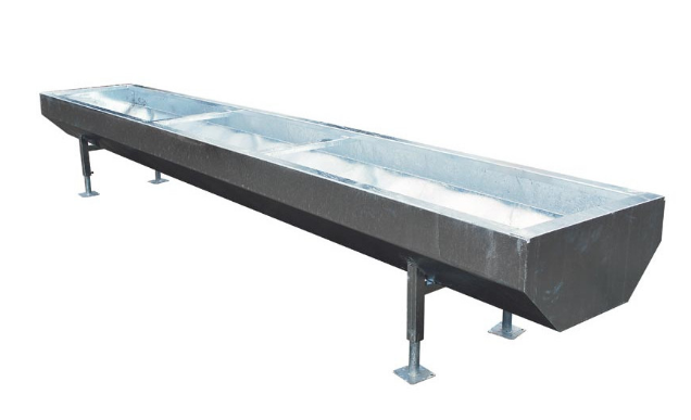 Auge standard Galva 4 m x 0.80 m x 0.38