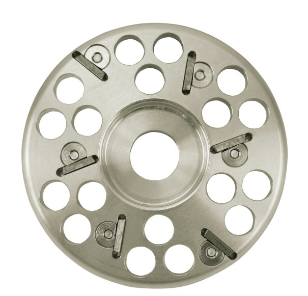 Disque de parage Profi en Alu 6 couteaux