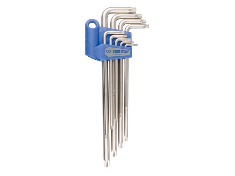 JEU DE 9 CLES TORX L ONGUES PERCEES