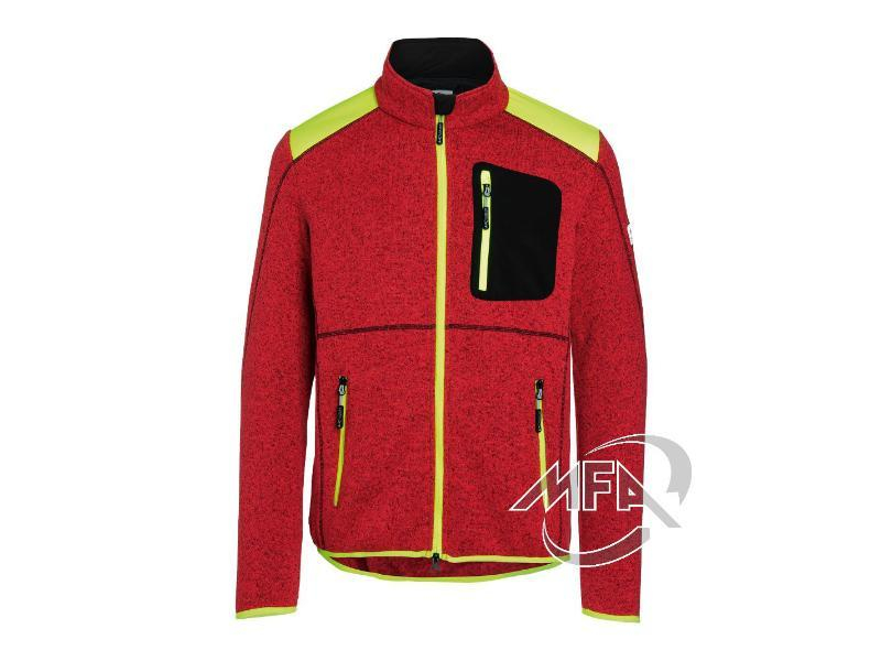 VESTE POLAIRE SIMPLE KUBLER FOREST ROUGE