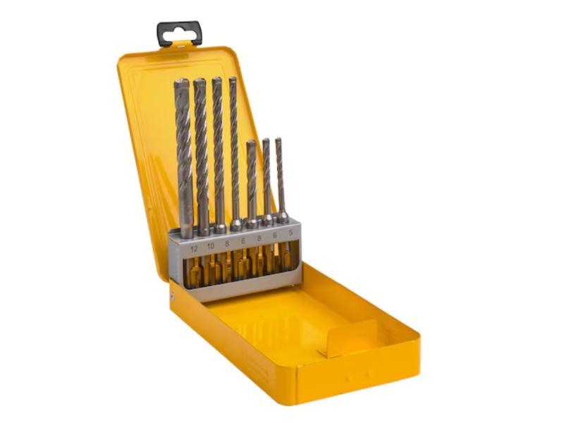 COFFRET DE 7 FORETS SDS-PLUS CARBURE ELI