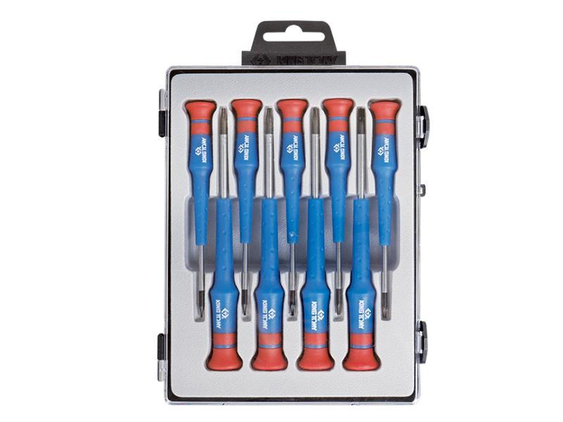 Jeu de 9 tournevis Torx T4 à T20