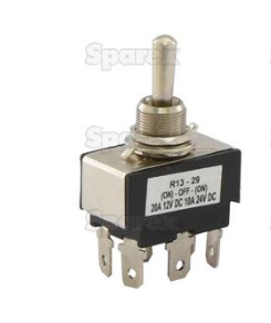 Agripak interrupteur métal (on)-off-(on)