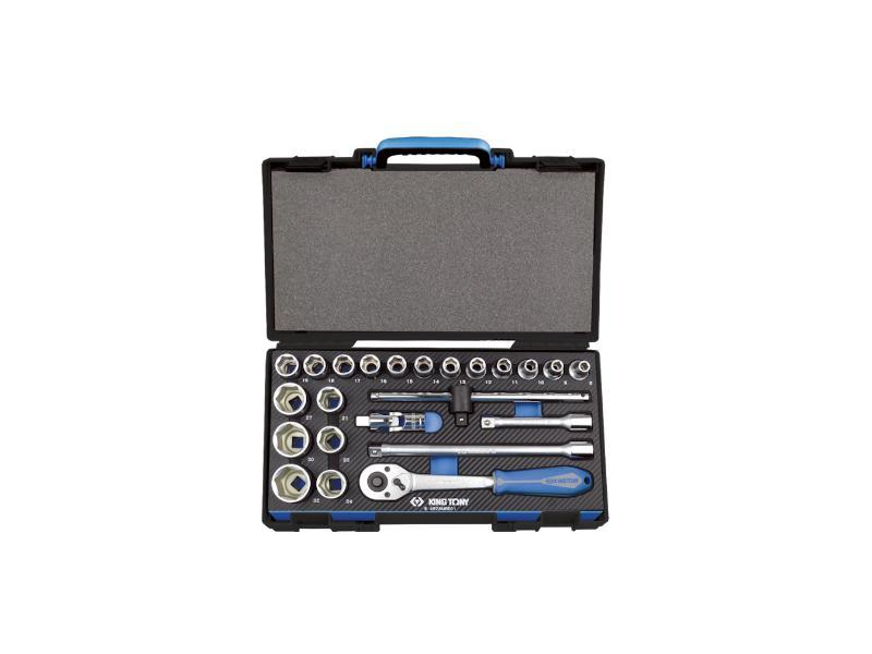 COFFRET DE DOUILLES ET ACCESSOIRES1/2' 6