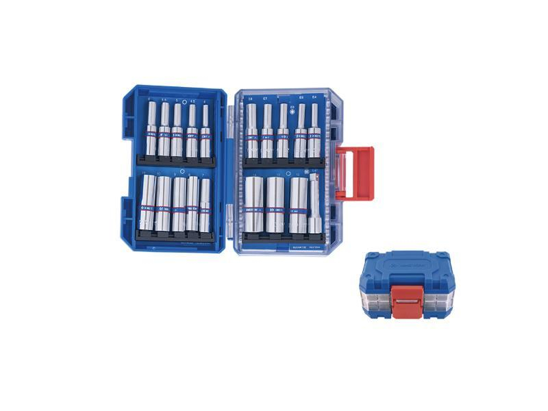 "COFFRET 1/4"" EXTRA COMPACT DOUILLES ET