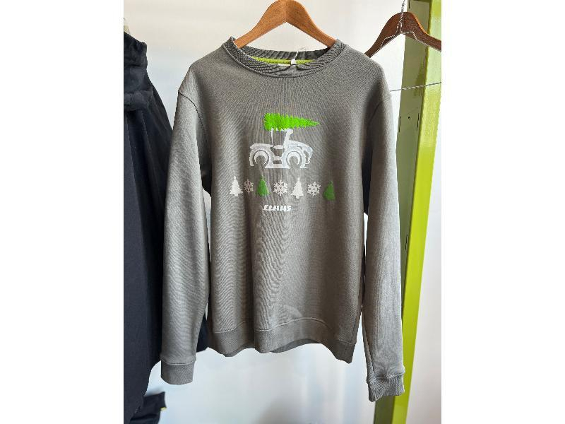 Sweat-shirt de Noël olive CLAAS, M