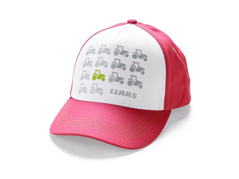 Casquette enfant rose CLAAS