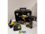 PACK DEWALT 3 OUTILS 18V + BATTERIES