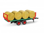 REMORQUE DE TRANSPORT DE PAILLE AVEC 8 B