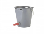 Seau à veau plastique 8L avec clapet et