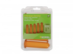 TÉTINE CAOUTCHOUC VEAU, MIEL, 100MM, 5PC
