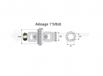 JOINT INT HOM EVO T.S4 1"3/8-6 QM