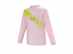 TEE-SHIRT A MANCHES LONGUES ROSE ENFANTS