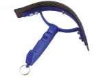 Couteau de chaleur courbé PVC, bleu
