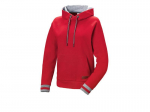 SWEAT SHIRT A CAPUCHE ROUGE FEMMES