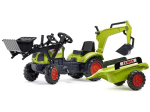 CLAAS ARION 410+EXTRAVATRICE+REMORQUE