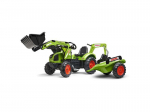 CLAAS ARION 430 AVEC PELLE ET REMORQUE