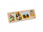 Puzzle a encastrer, 4 pieces