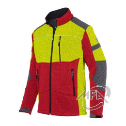 VESTE POLAIRE DOUBLE KUBLER FOREST ROUGE