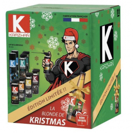 Pack de 8 aérosols Karzhañ+bière de noël