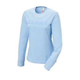 TEE-SHIRT A MANCHES LONGUES FEMMES BLEU