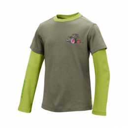 T-shirt vert manches longues enfant CLAAS