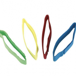 Lot de bracelets velcro fluo assortis