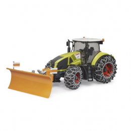 CLAAS AXION 950 MIT SCHNEEKETTEN RÄUMSCH